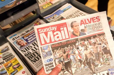 The Sunday Mail Newspaper Editorial Photo Image Of Bestselling 98314256