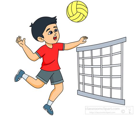 Clipart Volleyball Players