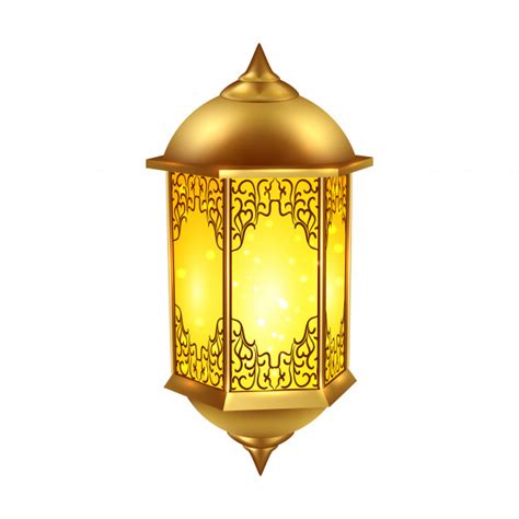 Free Realistic Ramadan Lamp Free Vector Nohatcc