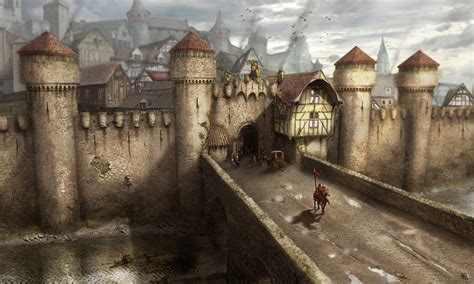 Medieval Buildings And Towns For Concept Art Inspiration