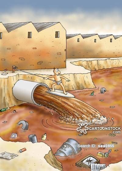 Water Pollution Cartoons Water Pollution Cartoon Funny Water