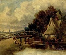 On The Stour Near East Bergholt, Suffolk Painting by John Constable ...