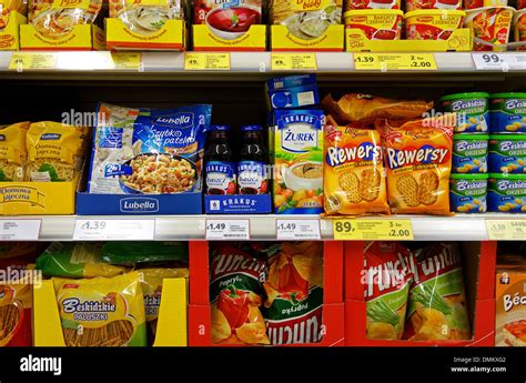 Polish Food On Sale In A Uk Tesco Supermarket Stock Photo 64362146 Alamy