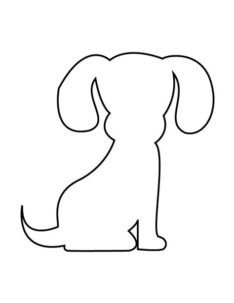 Puppy Stencil Dog Stencil Stencils Printables Dog Quilts