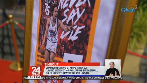 Commemorative Stamps Para Sa Living Legend Ng Philippine Basketball