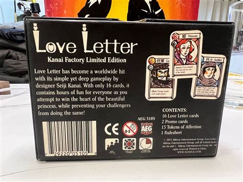 Love Letter Card Game Hobbies And Toys Toys And Games On Carousell