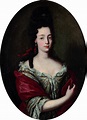 Portrait of Maria Angela Caterina d'Este 1656-1722 born a princess of ...