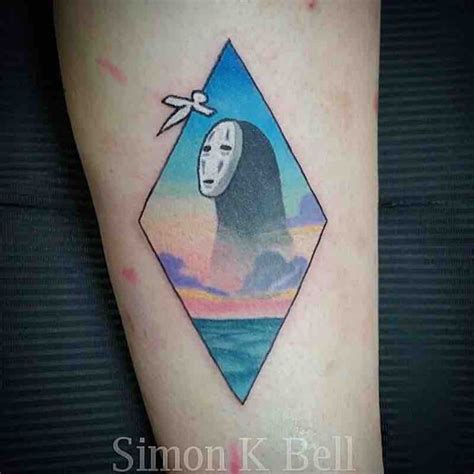 Spirited Away No Face Tattoo 4 By Simon K Bell Tattoo Insider