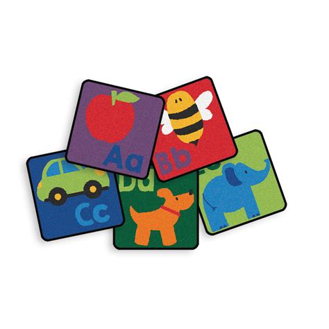 Sequential Seating Literacy Classroom Rug Squares Beckers