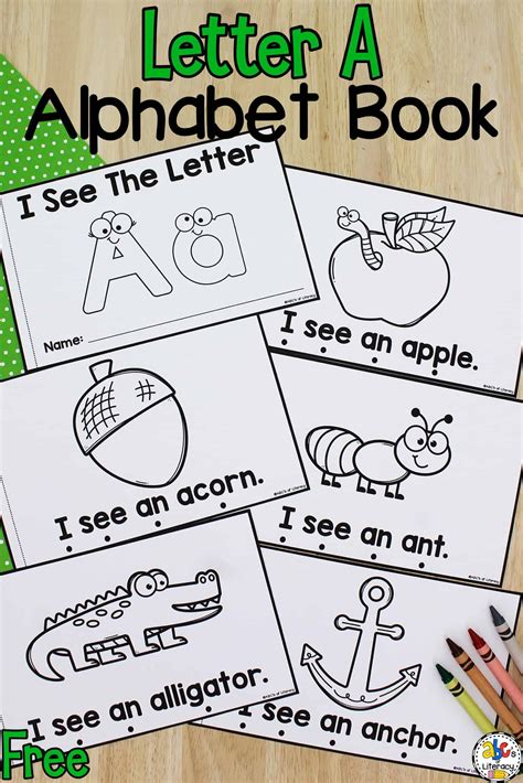 Letter A Book Free Printable Book For Preschoolers In 2021 Preschool