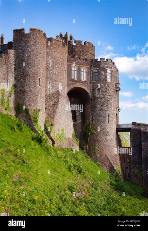 Medieval Dover Castle Gateway Kent Southern England Uk Stock Photo