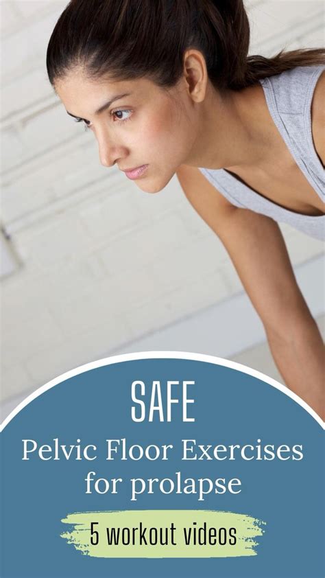 📌save These 5 Safe Pelvic Floor Exercises For Prolapse