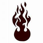 Fire Silhouette Flame Icon Svg Transparent Vector