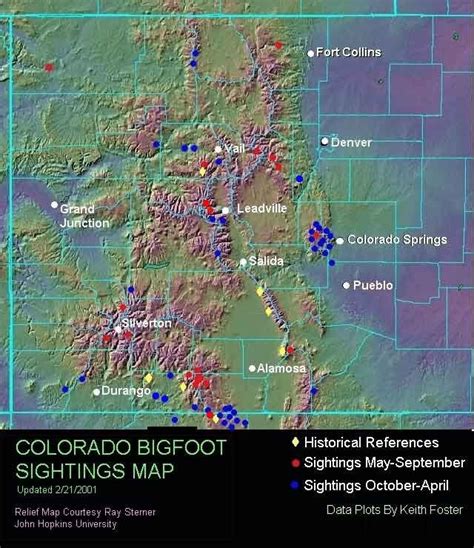 Reports For Colorado Bigfoot Sightings Bigfoot
