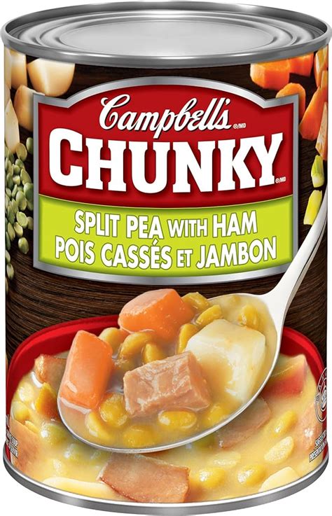 Campbells Chunky Split Pea And Ham Soup 540ml Amazonca Grocery