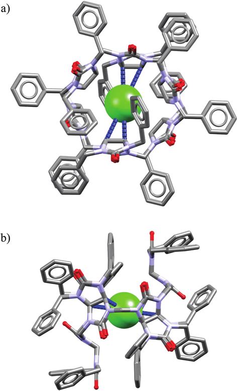 Front A And Side B Views Of The Crystal Structure Of The Chloride