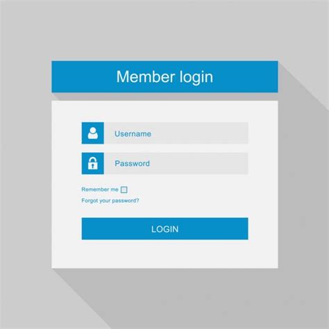 Vector Login Interface Username And Password — Stock Vector © Mixov