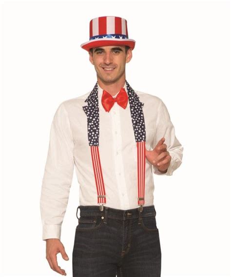 Usa Patriotic Set American Fancy Dress Costume Kit X80932