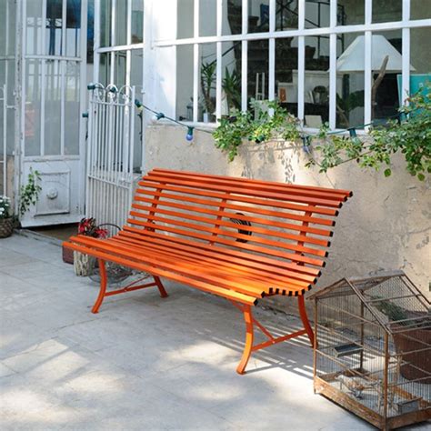 This contemporary garden bench may be an investment, but crafted from reclaimed teak the solid hardwood bench is designed to last a lifetime, with the best modern garden benches. Buy Fermob Louisiane Bench - A Colourful Modern Metal ...