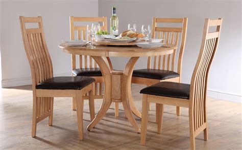 Round Dining Tables And Chairs Sets Simple And Formal Dining Room