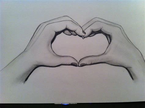 Heart Love Art Pencil Drawing