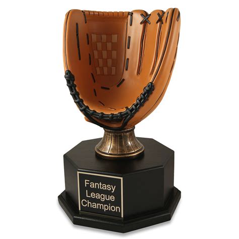 Fantasy Baseball Glove Triumph Trophy Far Out Awards