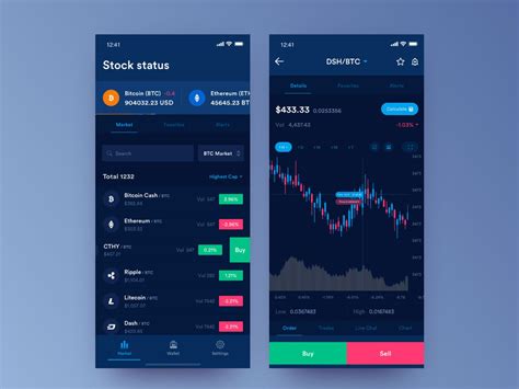 Crypto Exchange App | Ios app design, Ux app design, App ...