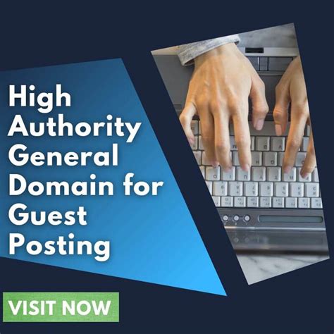 High Authority General Domain For Guest Posting