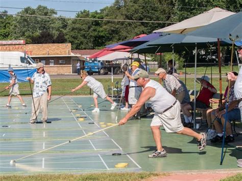 Shuffleboard Players Compete In Tourney At Bailey Park