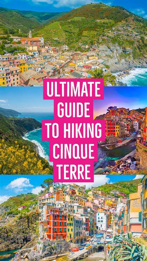 Cinque Terre Hiking Map Guide The Best Coastal Trails Hikes To Walk
