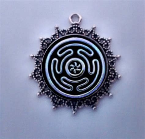 Hecate Wheel Moon Goddess Labyrinth Guardian Of Etsy