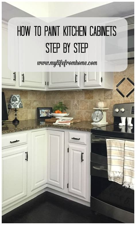 Diy How I Painted My Kitchen Cabinets Kitchen Cabinet Repainting