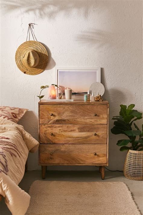 Pin By Sarah Wilford On Bedroom Boho In 2020 Natural Wood Dresser