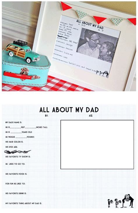 All About My Dad And Grandpa Free Printable Free Pretty Things For You