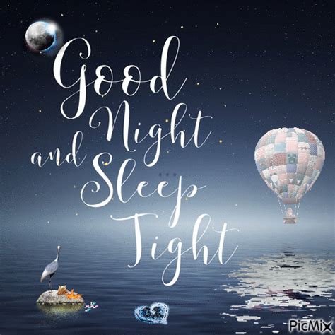 Good Night Sleep Tight Free Animated GIF PicMix