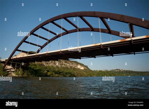 Pennybacker Bridge Also Called Loop 360 Bridge Across Lake Austin On