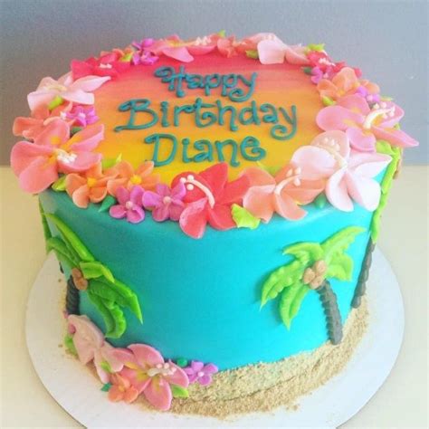 Excellent Image Of Luau Birthday Cakes Entitlementtrap Com