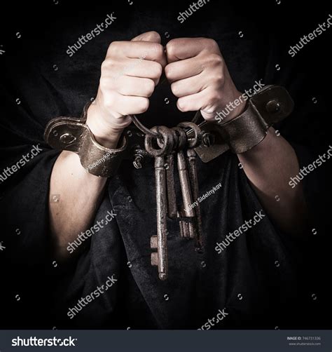 Hands Chains Woman Prisoner Concept Stock Photo Edit Now 746731336