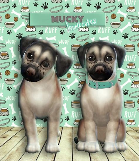 ♥ Puppy Mucky ♥ Sims 4 Pets Sims 4 Sims