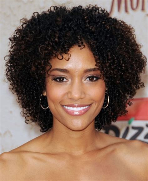 Short And Curly Natural Hairstyles