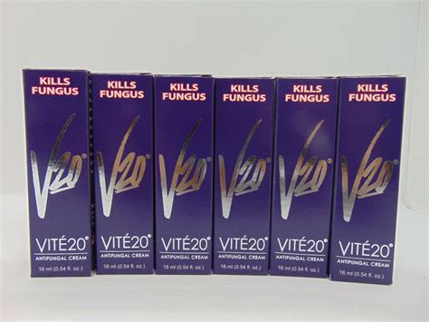 Pack Of 6 V20 Vite Antifungal Cream Fungus Killer Hand And Feet Nail
