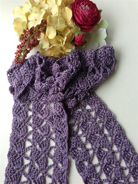pretty lacy scarf so easy to make crochet lacy scarf crochet scarf for beginners scarf