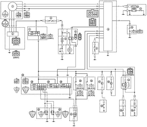 Guitar wiring diagrams for tons of different setups. Yamaha YFM350XP Warrior ATV Wiring Diagram | Yamaha Raptor 350 & Warrior Forum