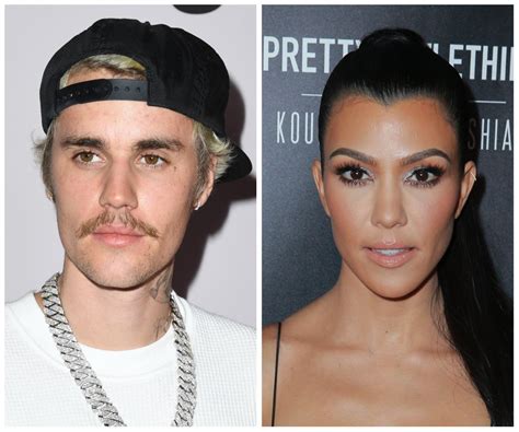 justin bieber and kourtney kardashian what really happened between the 2 stars