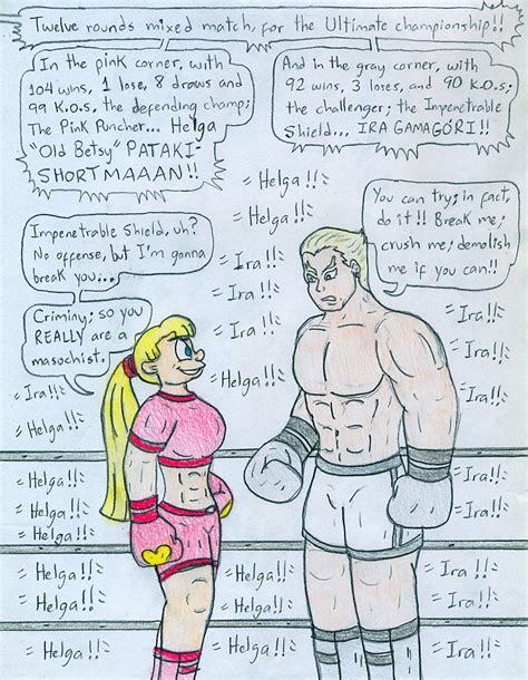 Boxing Helga Vs Ira Gamagori 1 By Jose Ramiro On Deviantart