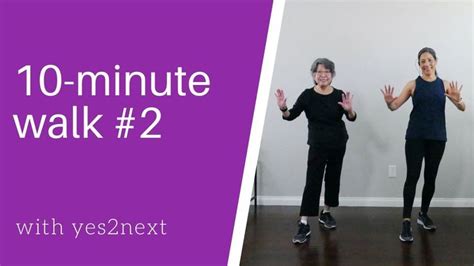 10 Minute Indoor Walking Workout 2 For Seniors Beginner Exercisers