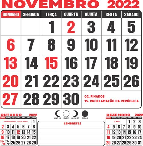 Calendario 2022 A 2023 Feriados Novembro Imagesee