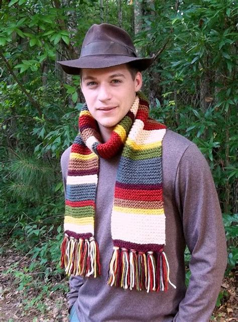 Doctor Who Scarf Fourth Doctor Inspired Short 6 Ft Style Etsy