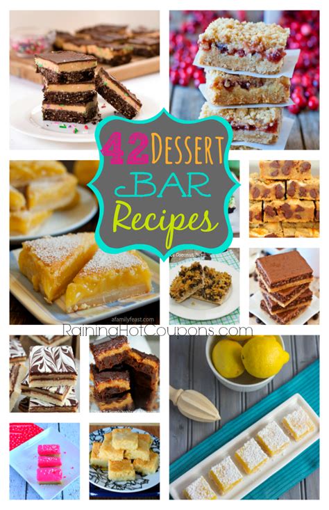 42 Dessert Bar Recipes