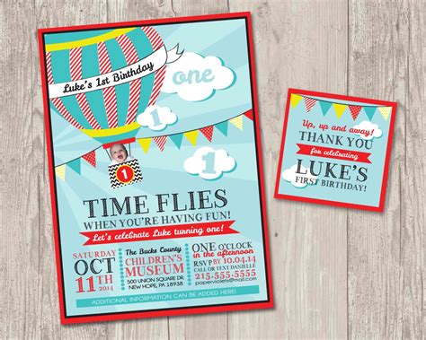 Pin By Gabriela Vargas On Hot Air Balloon Party Balloon Invitation